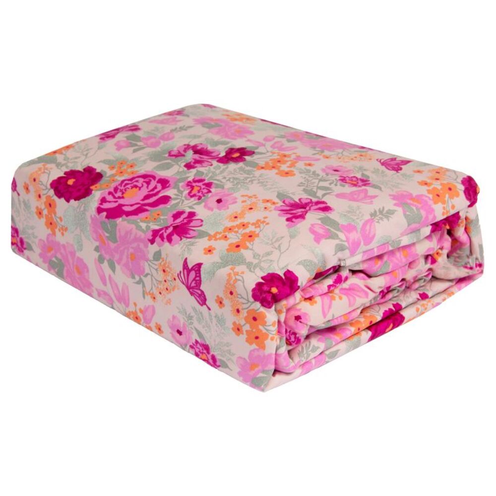 Gold Coast Extra Soft Bridget Miller Sheet Set Pink Floral 6 Piece, Full Size